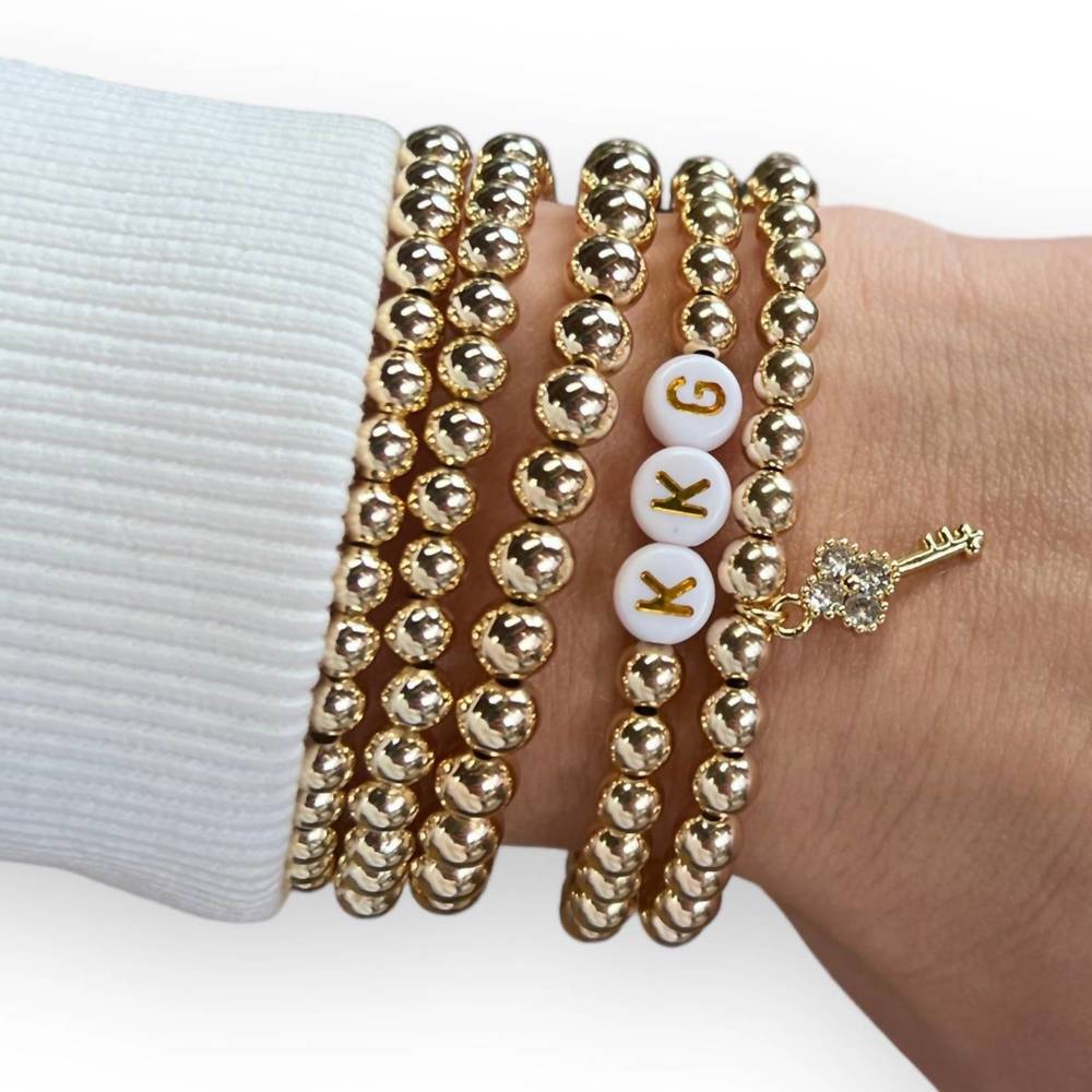 NEW ALEXA LEIGH custom kkg bracelet in gold